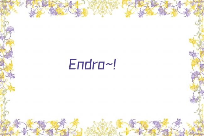 Endro～！剧照