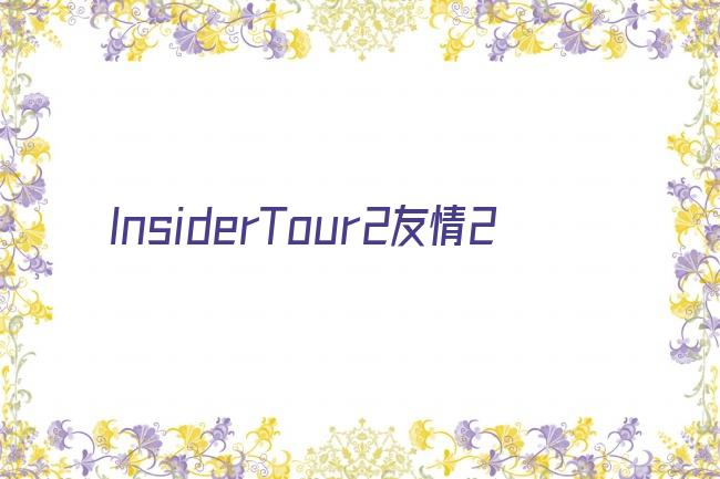 InsiderTour2友情2剧照