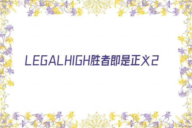 LEGALHIGH胜者即是正义2剧照