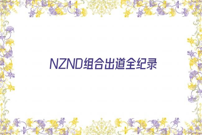 NZND组合出道全纪录剧照