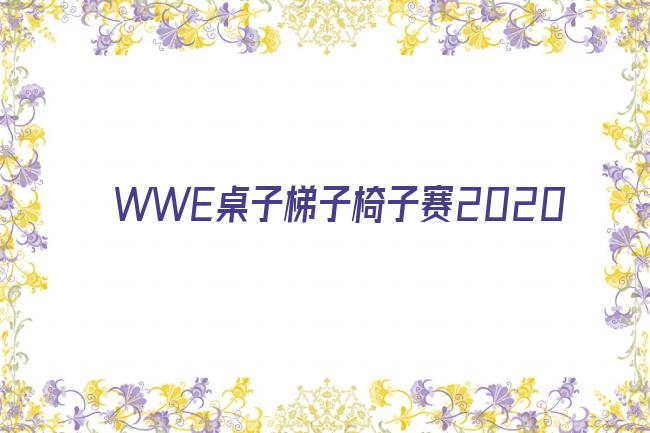 WWE桌子梯子椅子赛2020剧照