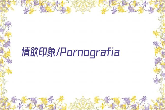 情欲印象/Pornografia剧照