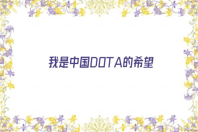我是中国DOTA的希望剧照