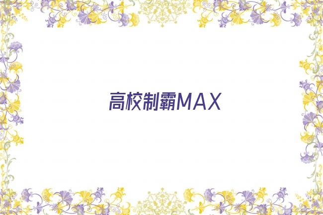 高校制霸MAX剧照